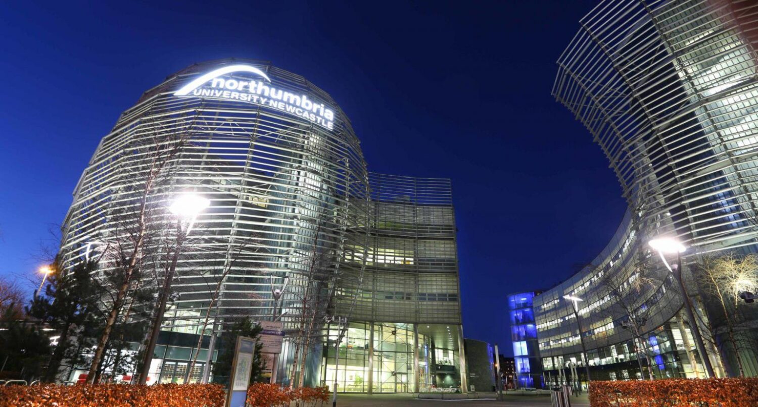 A picture of the Northumbria University campus